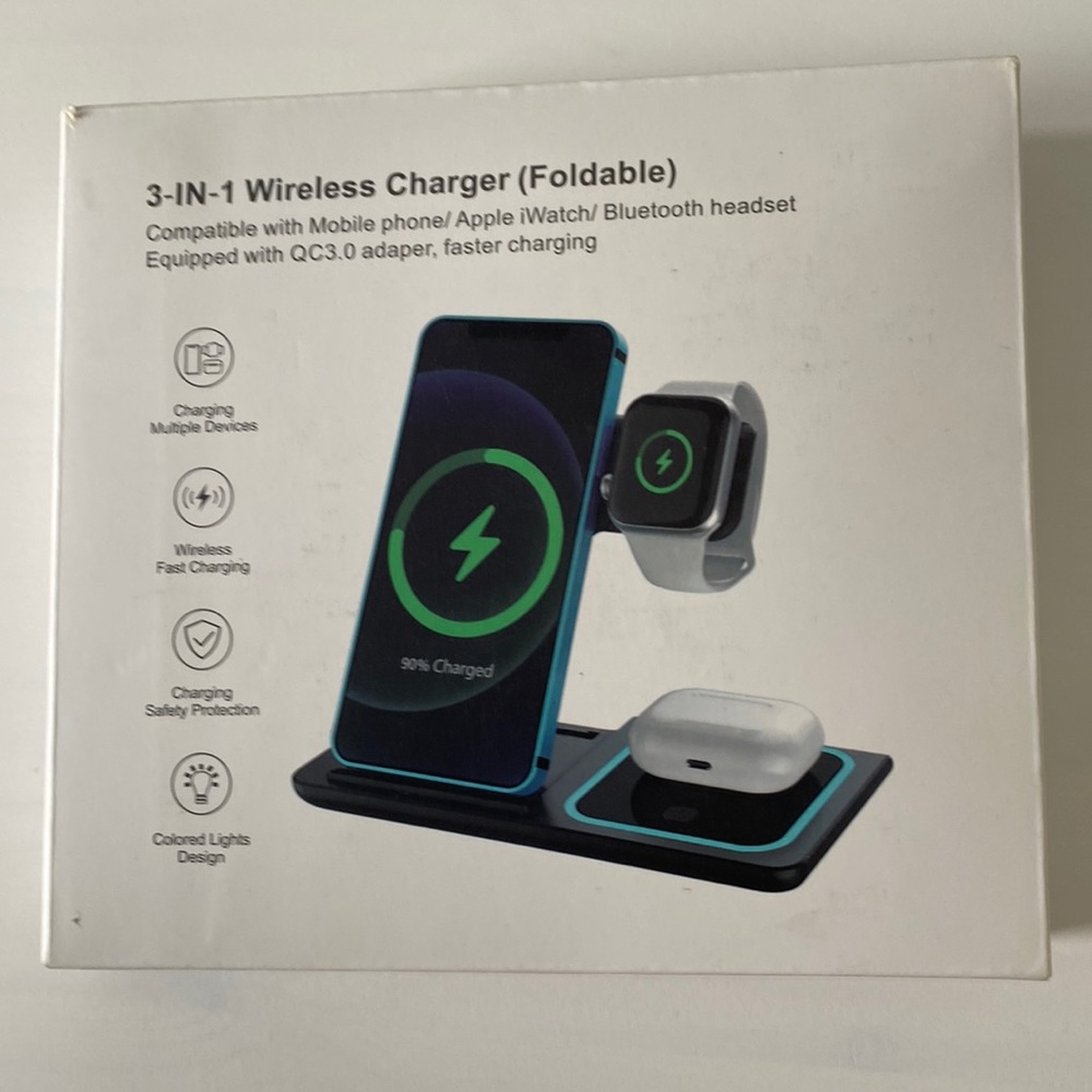 3 in 1 wireless charger